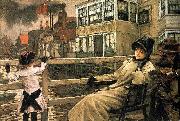 James Tissot Waiting for the Ferry Germany oil painting artist